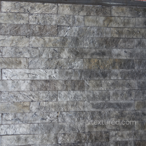 Realistic Stone Wall Texture with Natural Color Variation seamless Stone PBR texture