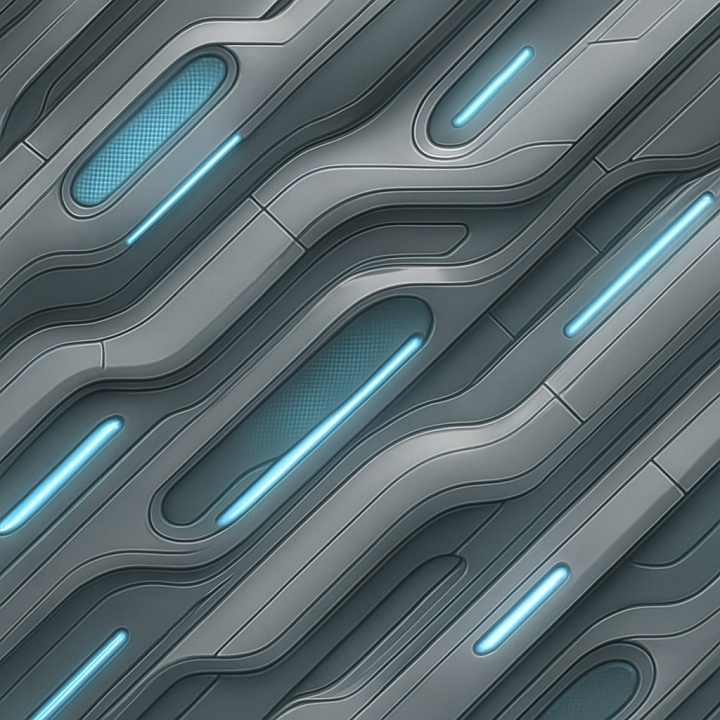 Futuristic Air seamless PBR texture preview