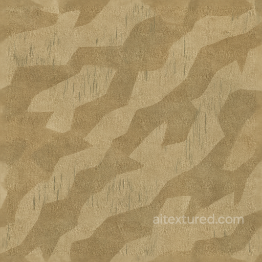 Desert Sand Splinter Camo Canvas Fabric seamless Color Camouflage PBR texture