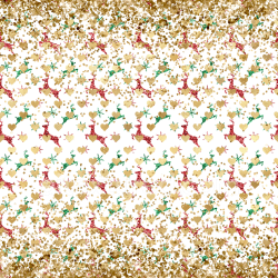 seamless Seamless 3D PBR Digital Paper Texture with Gold Hearts and Red-Green Glitter Reindeer texture 8k free download PBR