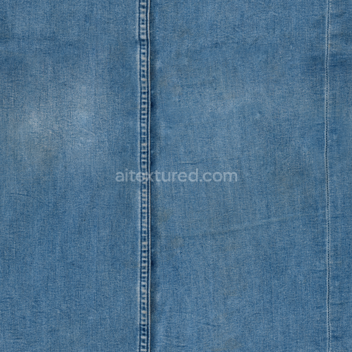 Denim Fabric — Clothing Denim Stitching Denim Stitching Textile — PBR seamless 3D texture