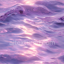 seamless Seamless 3D PBR Water Texture with Stylized Purple Ocean Waves and Glossy Highlights texture 8k free download PBR