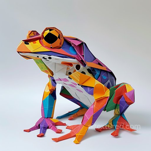 Animal - Seamless 3D PBR Texture Featuring Vibrant Geometric Patterns on Frog Skin texture preview