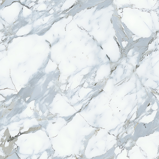 Preview — Seamless 3D Clear White Natural Marble PBR Texture with Subtle Grey and Gold Veins