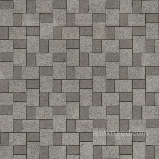 Patterned Brick Floor seamless Brick PBR texture