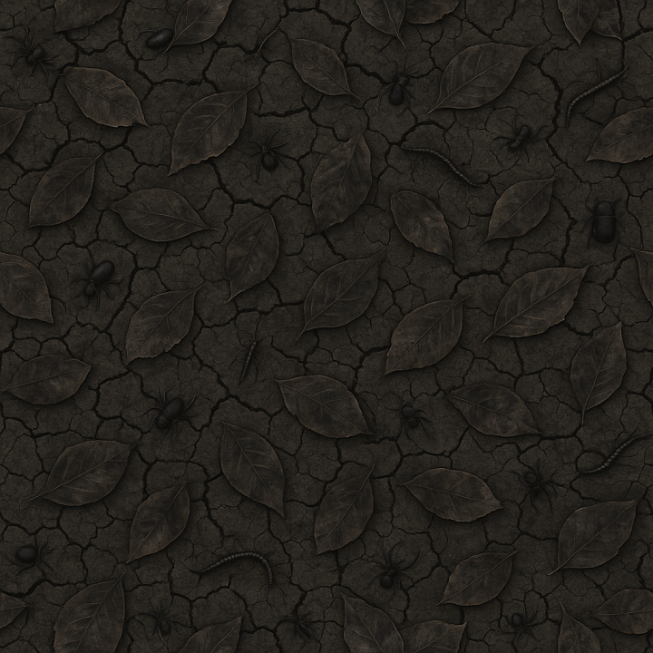Dry Cracked Soil For Haunted Halloween Grounds seamless PBR texture preview