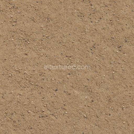 Preview — Seamless 3d texture pbr 8k beach sand ground surface with fine sand and small stones