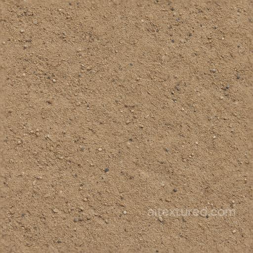 Beach Sand Ground Surface With Fine Sand And Small Stones seamless Ground surface PBR texture