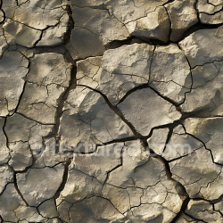 seamless Seamless 3D Cracked Dry Stone Ground PBR Texture with Weathered Earth Tones texture 8k free download PBR