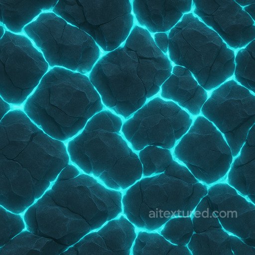 Glowing Rock Seamless Texture seamless Rock PBR texture