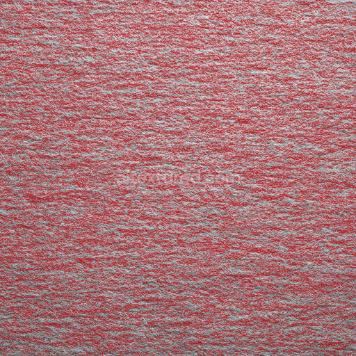 Seamless 3D Felt PBR Texture with Red Heathered Wool Fibers and Subtle Gray Blend