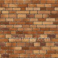 seamless Seamless 3D Cracked & Holes PBR Texture of Chipped Brown Brick Wall texture 8k free download PBR