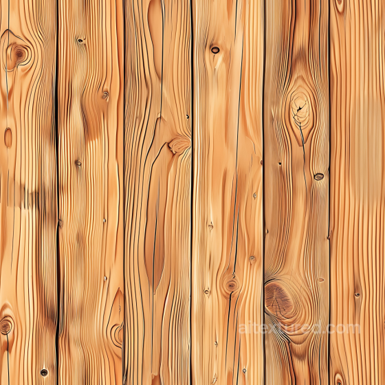 Knotty Pine Wood Planks PBR Texture with Detailed Grain Wood texture preview