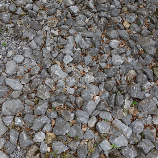 Natural Stone Gravel PBR Texture with Realistic Rock Details