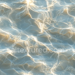 seamless Seamless 3D PBR Texture of Shallow Water with Detailed Caustics and Subtle Wave Patterns texture 8k free download PBR
