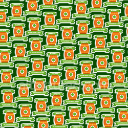 seamless Seamless 3D PBR Texture Featuring St Patrick's Day Beer Barrels and Banners texture 8k free download PBR