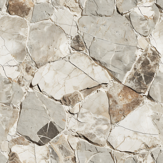 cracked natural stone ground PBR texture in earthy tones Stone texture preview
