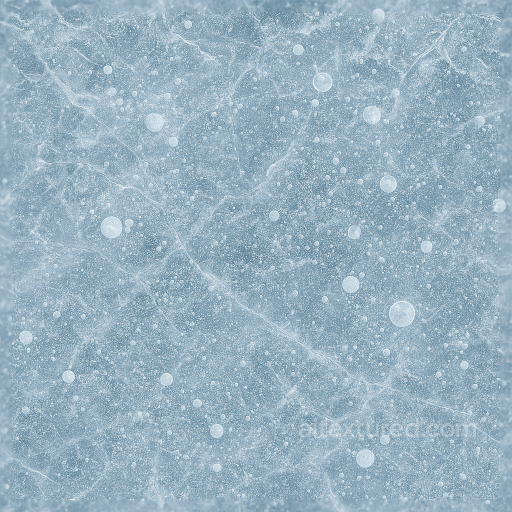 Portraying Frozen Lake Surface With Ice Scales And Ice Bubbles seamless Ice PBR texture