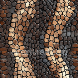 seamless Seamless 3D PBR Texture of Stylized Reptilian Skin with Distinct Scaly Pattern and Glossy Sheen texture 8k free download PBR