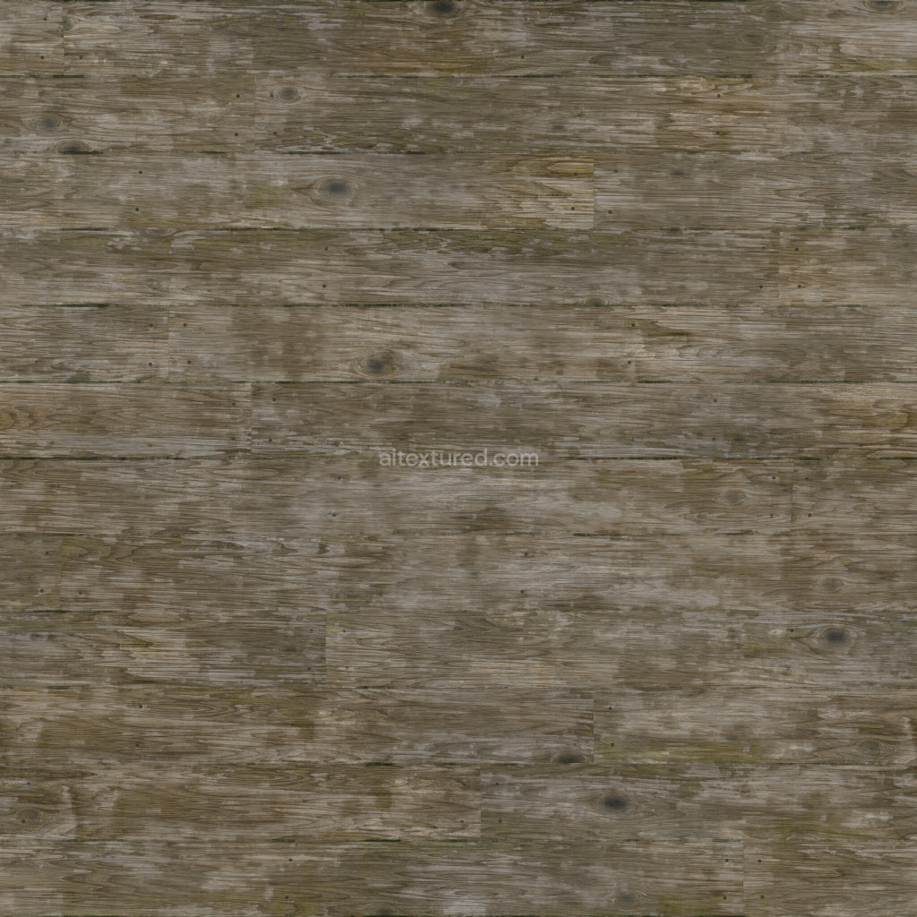Seamless wood planks PBR texture with detailed grain