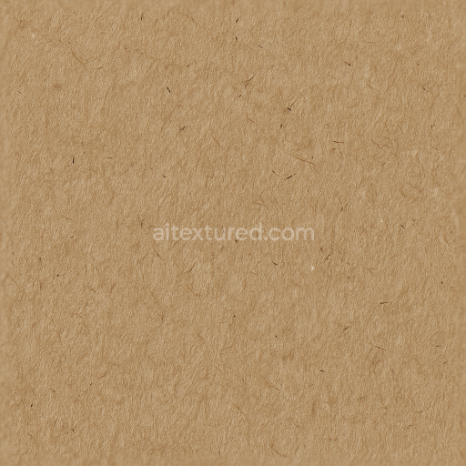 Seamless 3d texture pbr 8k showing cardboard rough finish with fiber strands and surface grain