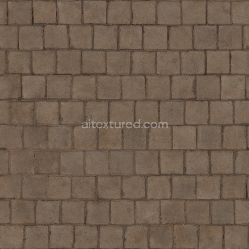 Old Concrete Exterior — Concrete Exterior Cement Concrete Pavers Weathered — PBR seamless 3D texture