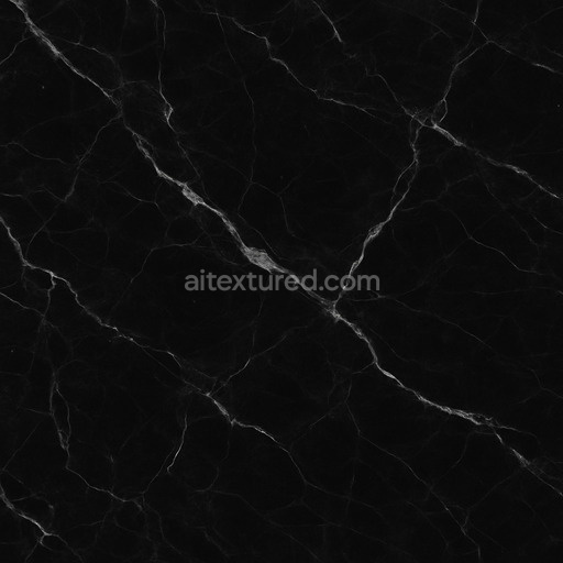 Smooth Black Marble Texture Seamless 1024X1024