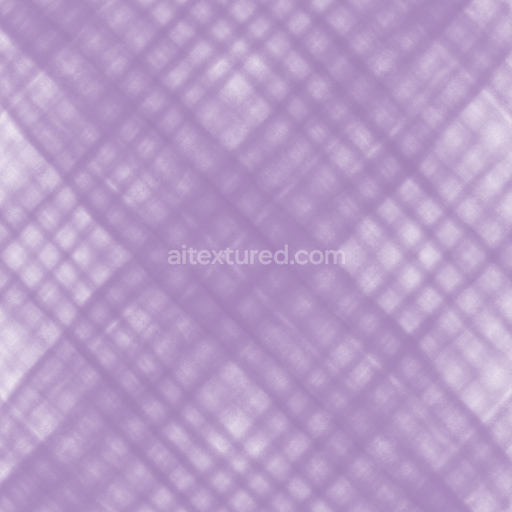 Seamless Lavender Watercolor Fabric 3D PBR Texture with Soft Plaid Pattern