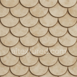 seamless Fish Scale Tiles Scalloped texture 1024x1024 free download PBR