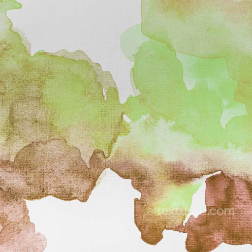 Watercolor Texture Featuring Green and Brown Abstract Washes seamless Watercolor texture PBR texture