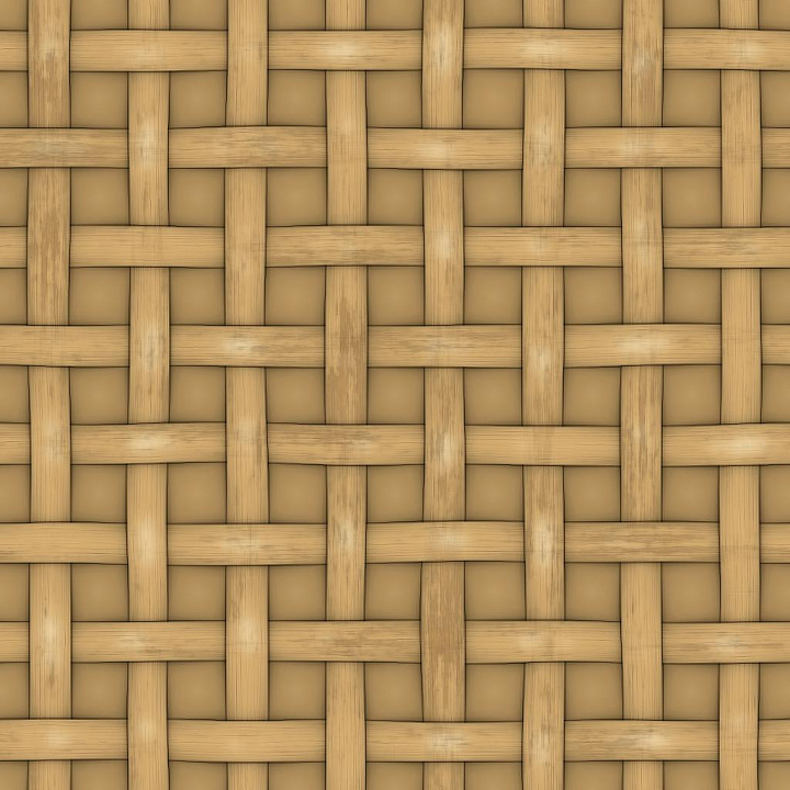 Wicker and Rattan Furniture seamless PBR texture preview
