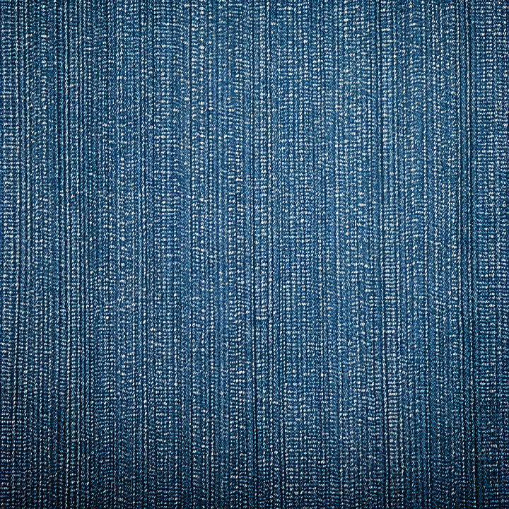 Cracked Denim Fabric with Rugged Blue Stripes seamless PBR texture preview