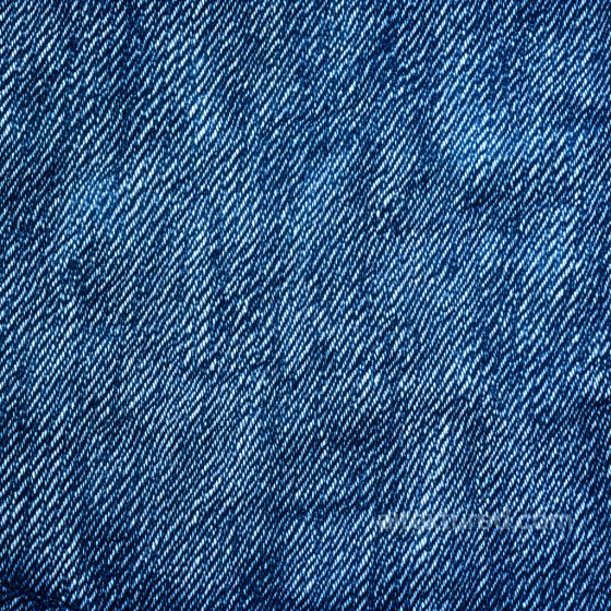 Cracked Denim Fabric PBR Texture with Detailed Blue Frayed Threads Denim jeans texture preview