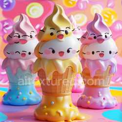 seamless Seamless 3D Inflated Quilted Vinyl Panels PBR Texture in Warm Yellow and Soft Pink texture 8k free download PBR