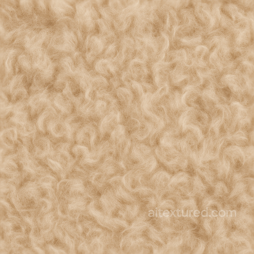 Alpaca Wool Soft Wool Fluff Natural Wool Fibers seamless Wool PBR texture