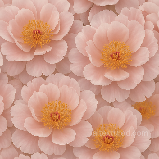 Peony Blossom Flower Petals Closeup Flower Garden Natural Lighting seamless Flowers PBR texture