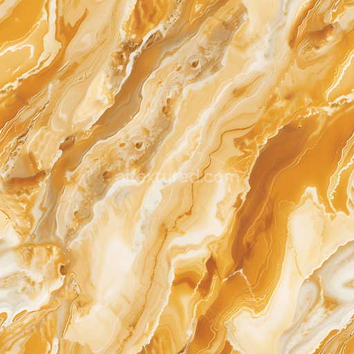 Seamless 3D PBR Crema Caramel Marble Texture with Polished Warm Veining