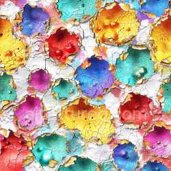 seamless Seamless 3D PBR Cracked Colorful Painted Wall Texture with Holes and Peeling Layers texture 8k free download PBR