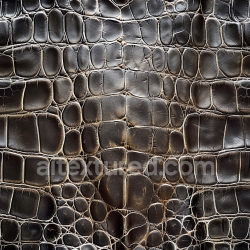 seamless Seamless 3D Dark Brown Crocodile Leather PBR Texture with Natural Scale Detailing texture 8k free download PBR