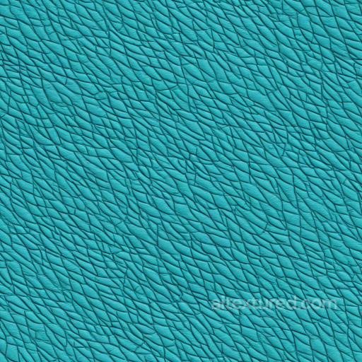 Turquoise Cracked Leather PBR Texture with Distressed Grain seamless Leather PBR texture