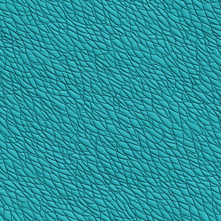 Turquoise Cracked Leather with Distressed Grain seamless PBR texture preview