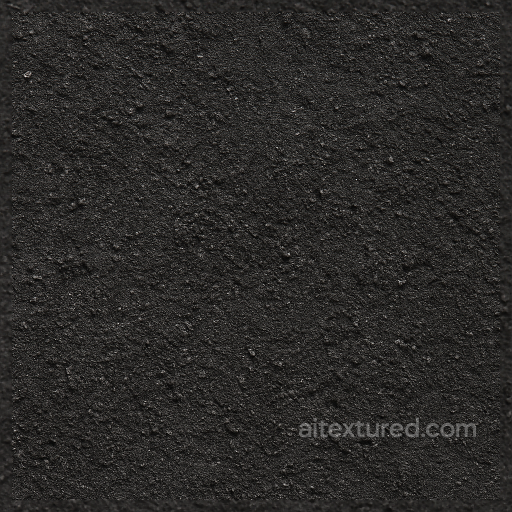 Coal Powder Surface Fine Grain Charcoal Color seamless Coal PBR texture