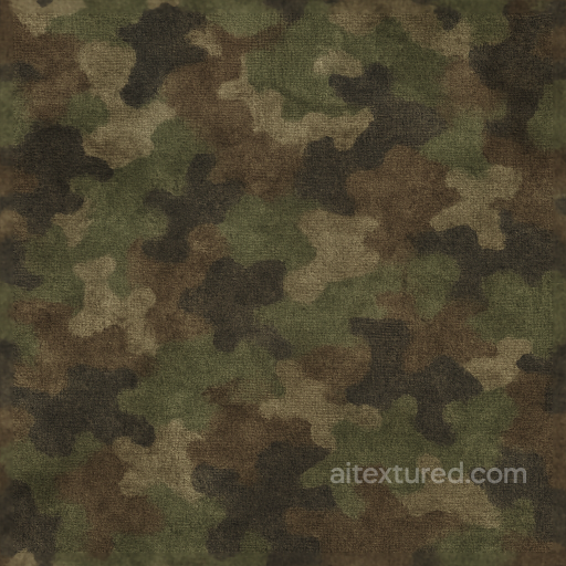 Camouflage Netting Fabric With Blurry Shapes And Soft Edges seamless Camouflage PBR texture