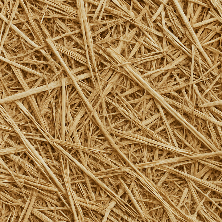Realistic Straw seamless PBR texture preview