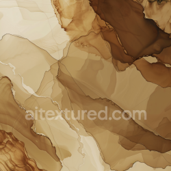 seamless Seamless 3D Alcohol Ink PBR Texture Featuring Brown Fluid Marbling and Delicate Veins texture 8k free download PBR