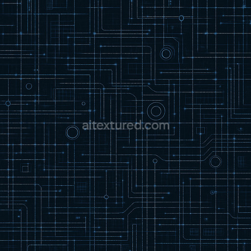 Decorative Techno Grid Texture Seamless 1024X1024