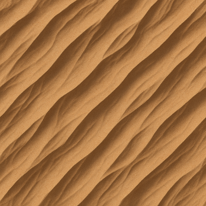 Desert Dune Sand Sharp Ridges seamless PBR texture preview