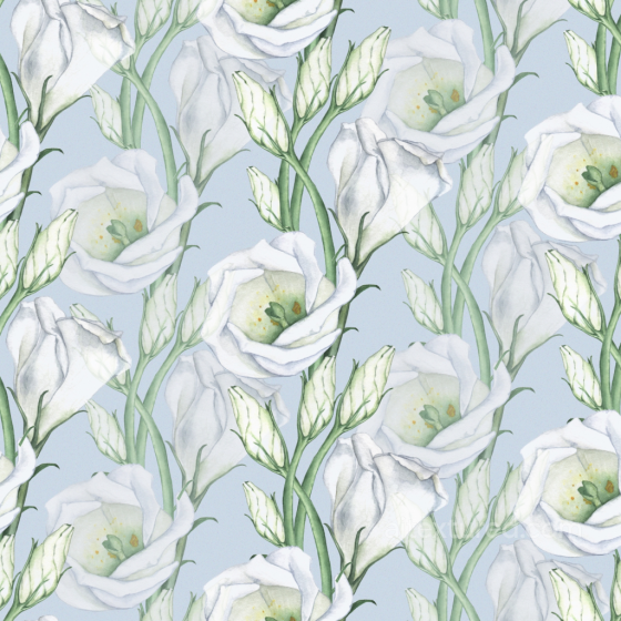 Wild Flower Texture of White Wildflower Watercolor Fabric Pattern Wild Flower texture preview
