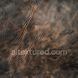 seamless Seamless 3D PBR Distressed Vintage Brown Leather Texture with Deep Wrinkles and Patina texture 8k free download PBR
