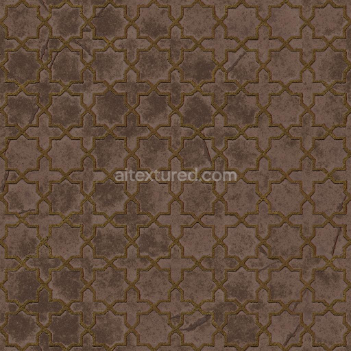 Tile Texture with Cross Pattern | Free PBR